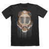 Abstract Eyes Graphic T-Shirt Black Unisex Artistic Streetwear Tee