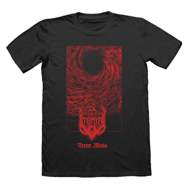 Terror Winds Graphic T-Shirt Black Gothic Unisex Streetwear Tee