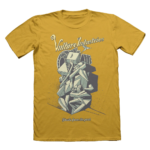Vulture Industries Graphic T-Shirt Vintage Mustard Unisex Streetwear Tee